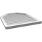 Ekena Millwork Octagonal Top Surface Mount PVC Gable Vent w/ 2"W x 2"P Brickmould Sill Frame, 28"W x 32"H GVPOT28X3203SN - alternate 3